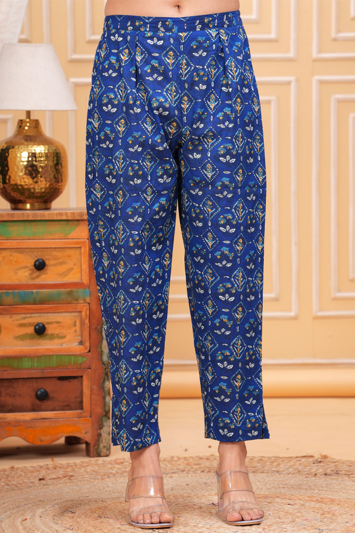 Blue Printed Co-ord Set